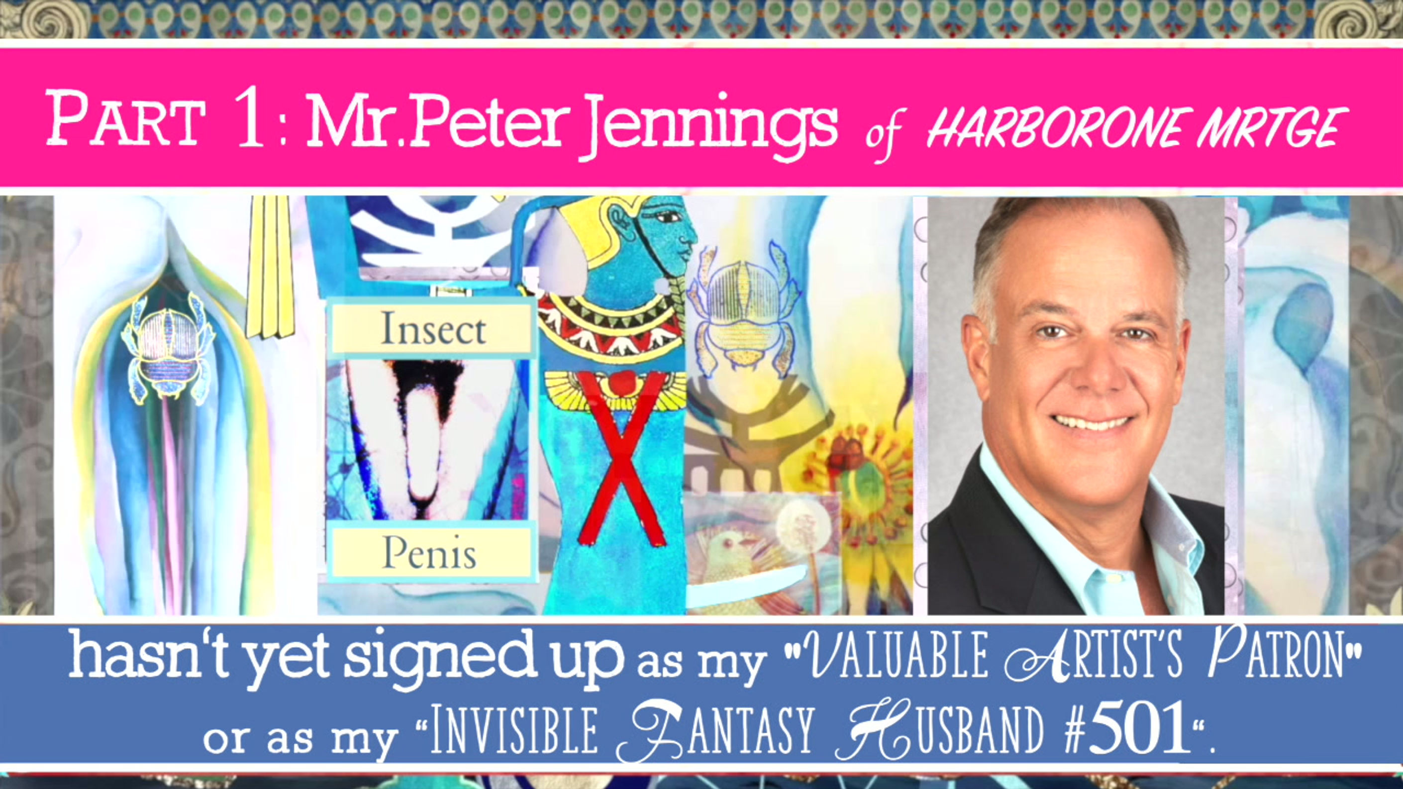 “Public Erotica Film for Mr.Peter Jennings of HarborOne Mrtge, my Fantasy Husband #501” short film directing by Keolani Aalai